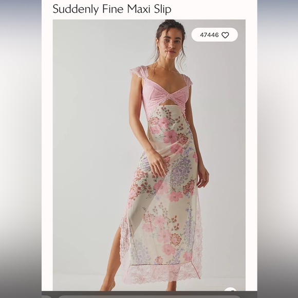 Dresses & Skirts - Free People Suddenly Fine Maxi Slip